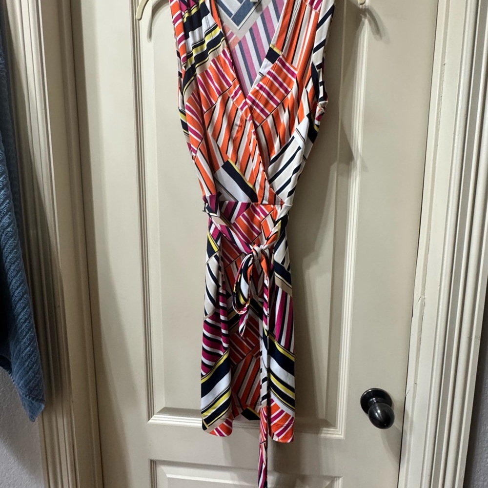 Banana Republic Colorful Striped Mini Dress